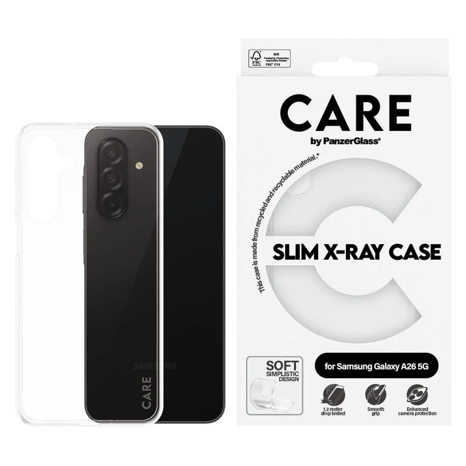 Caz X-Ray pentru Samsung Galaxy A26 5G, Transparent, PanzerGlass