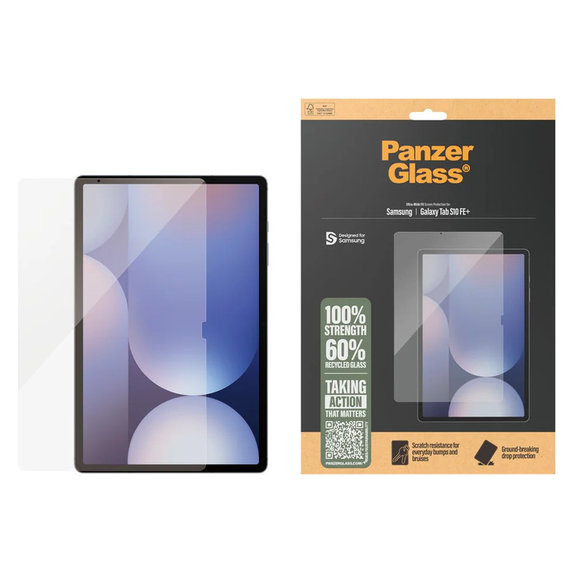 Sticlă securizată UWF pentru Samsung Galaxy Tab S10 FE+, Transparent, PanzerGlass
