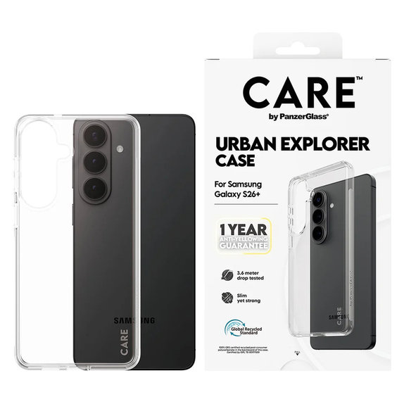Caz Urban Explorer pentru Samsung Galaxy S26+, Transaparentná, PanzerGlass