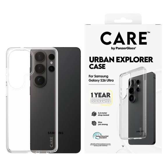 Caz Urban Explorer pentru Samsung Galaxy S26 Ultra, Transaparentná, PanzerGlass