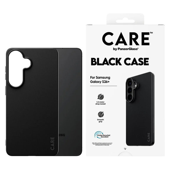Caz TPU pentru Samsung Galaxy S26+, Negru, PanzerGlass