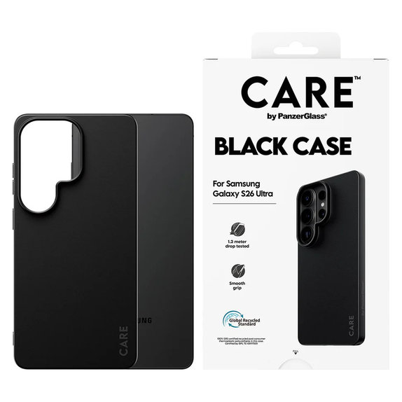 Caz TPU pentru Samsung Galaxy S26 Ultra, Negru, PanzerGlass