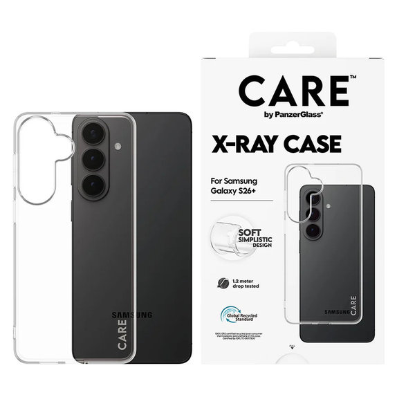 Caz X-Ray pentru Samsung Galaxy S26+, Transparent, PanzerGlass