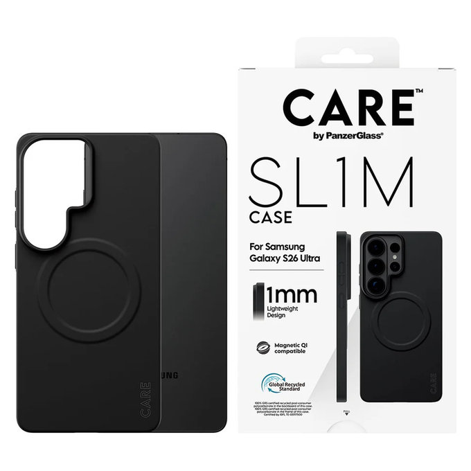 Caz SL1M pentru Samsung Galaxy S26 Ultra, Negru, PanzerGlass