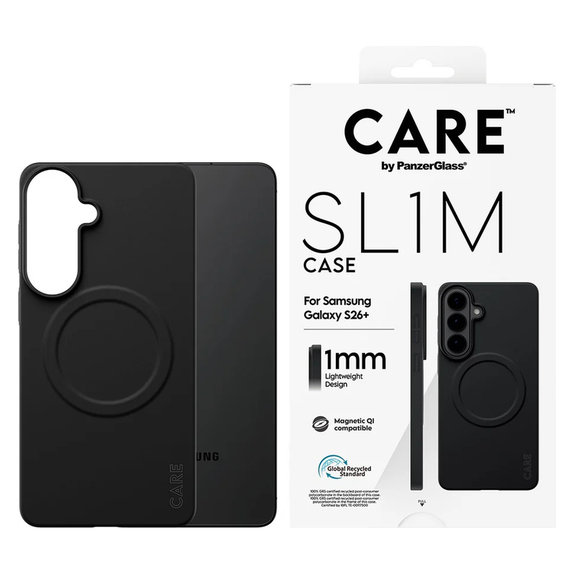 Caz SL1M pentru Samsung Galaxy S26+, Negru, PanzerGlass