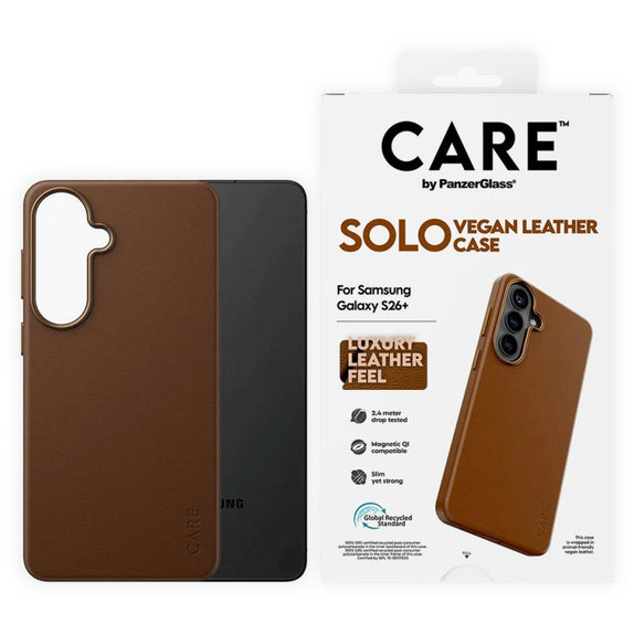 Caz Solo pentru Samsung S26+, maro, CARE