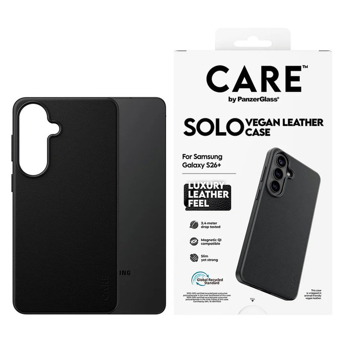 Caz Solo pentru Samsung Galaxy S26+, Negru, PanzerGlass