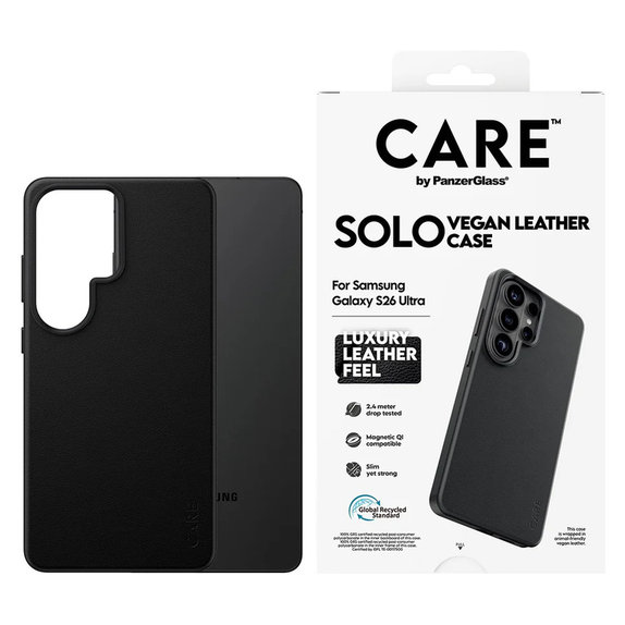 Caz Solo pentru Samsung Galaxy S26 Ultra, Negru, PanzerGlass