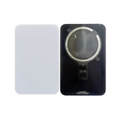 Sticlă carcasă spate MagSafe pentru iPhone 17 Pro Max, Silver