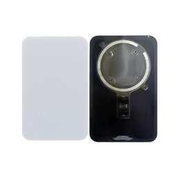 Sticlă carcasă spate MagSafe pentru iPhone 17 Pro Max, Silver