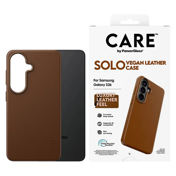 Caz Solo pentru Samsung Galaxy S26, Hnedé, PanzerGlass
