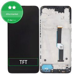 Motorola One Fusion Plus - Ecran LCD + Sticlă Tactilă + Ramă (Black) TFT