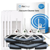 Set de piese de schimb pentru Ecovacs T20, T20 Max, T20 Pro (2x Perie principală, 4x Filter, 4x Perie laterală – albă)