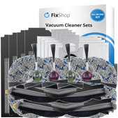 Set de piese de schimb pentru Ecovacs X1 Omni, T10 (2x Perie principală, 4x Filter, 4x Perie laterală, 8x Mop, 4x Sac de praf)