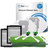 Set de piese de schimb pentru iRobot Roomba e-series, i-series, j-series (1 pereche de perii principale, 2x Filter, 2x Perie laterală, 2x Sac de praf)