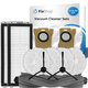 Set de piese de schimb pentru Xiaomi Dreame L20 Ultra, X20 Pro, X20 Pro Plus (1x Perie principală, 2x Filter, 2x Perie laterală – neagră, 4x Mop, 2x Sac de praf)