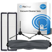 Set de piese de schimb pentru Xiaomi Dreame D9 Max Gen2, D10s, D10s Pro (1x Perie principală, 2x Filter, 2x Perie laterală – neagră)