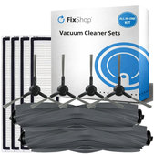 Set de piese de schimb pentru Xiaomi Dreame D9 Max Gen2, D10s, D10s Pro (2x Perie principală, 4x Filter, 4x Perie laterală – neagră)
