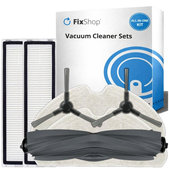 Set de piese de schimb pentru Xiaomi Dreame D9 Max Gen2, D10s, D10s Pro (1x Perie principală, 2x Filter, 2x Perie laterală – neagră, 2x Mop)
