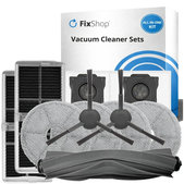 Set de piese de schimb pentru Xiaomi Dreame Mova E30 Ultra (1x Perie principală, 2x Filter, 2x Perie laterală, 4x Mop, 2x Sac de praf)