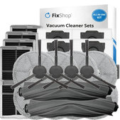 Set de piese de schimb pentru Xiaomi Dreame Mova E30 Ultra (2x Perie principală, 4x Filter, 4x Perie laterală, 8x Mop, 4x Sac de praf)