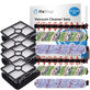 Set de piese de schimb pentru Bissell Crosswave 17132, 2225N, 2582N, 3551N (2x perie rotativă pentru covoare, 2 perechi de perii rotative pentru diferite suprafețe, 4x Filter)