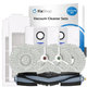 Set de piese de schimb pentru Ecovacs T20, T20 Max, T20 Pro (1x Perie principală, 2x Filter, 2x Perie laterală – albă, 4x Mop, 2x Sac de praf)