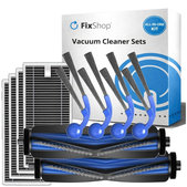 Set de piese de schimb pentru Ecovacs T80 Omni, T80 (2x Perie principală, 4x Filter, 4x Perie laterală)
