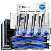 Set de piese de schimb pentru Ecovacs Deebot X11 Pro, X11 (2x Perie principală, 4x Filter, 4x Perie laterală, 4x Mop, 4x Sac de praf)