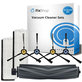 Set de piese de schimb pentru ETA Falco Smart, Silvercrest SSR A1 SSR AL1, Tesla Robostar T80 (1x Perie principală, 2x Filter, 4x Perie laterală)