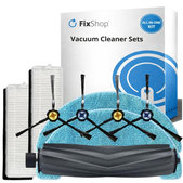 Set de piese de schimb pentru ETA Falco Smart, Silvercrest SSR A1 SSR AL1, Tesla Robostar T82 (1x Perie principală, 2x Filter, 4x Perie laterală, 2x Mop)
