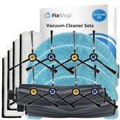 Set de piese de schimb pentru ETA Falco Smart, Silvercrest SSR A1 SSR AL1, Tesla Robostar T83 (2x Perie principală, 4x Filter, 8x Perie laterală, 4x Mop)