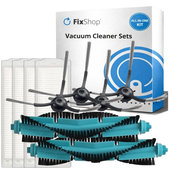 Set de piese de schimb pentru Eta Aquilo Pro, Cecotec Conga 11090 (2x Perie principală, 4x Filter, 4x Perie laterală)