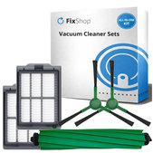 Set de piese de schimb pentru iRobot Roomba Plus 405 Combo, 505 Combo (1x Perie principală, 2x Filter, 2x Perie laterală)