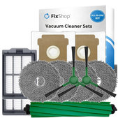 Set de piese de schimb pentru iRobot Roomba Plus 405 Combo, 505 Combo (1x Perie principală, 2x Filter, 2x Perie laterală, 4x Mop, 2x Sac de praf)
