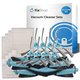 Set de piese de schimb pentru Tesla IQ400, IQ400 Plus, Sencor 6485BK (2x Perie principală, 4x Filter, 8x Perie laterală)