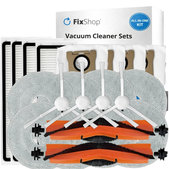 Set de piese de schimb pentru Xiaomi Mi Robot Vacuum S20+, S10+, X20+, X10+ (2x Perie principală, 4x Filter, 4x Perie laterală – albă, 8x Mop, 4x Sac de praf)