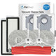 Set de piese de schimb pentru Roborock Qrevo MaxV, Pro, S (1x Perie principală, 2x Filter, 2x Perie laterală, 4x Mop, 2x Sac de praf)