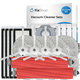 Set de piese de schimb pentru Roborock Qrevo MaxV, Pro, S (2x Perie principală, 4x Filter, 4x Perie laterală, 8x Mop, 4x Sac de praf)