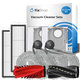 Set de piese de schimb pentru Xiaomi Roborock Qrevo, Qrevo Curv, Qrevo Edge, Qrevo 5AE (1x Perie principală, 2x Filter, 2x Perie laterală, 4x Mop, 2x Sac de praf)