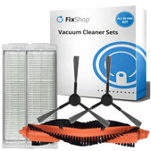 Set de piese de schimb pentru Xiaomi Viomi V2, V2 Pro, V3, SE, Mi Robot Vacuum Mop Pro (P), 2S (1x Perie principală, 2x Filter, 2x Perie laterală)