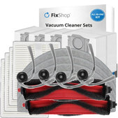 Set de piese de schimb pentru Xiaomi Roborock Q7 M5, Q7 M5+, Q7 L5, Q7 L5+ (2x Perie principală, 4x Filter, 4x Perie laterală, 4x Mop, 4x Sac de praf)