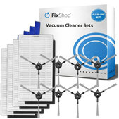 Set de piese de schimb pentru Xiaomi Robot Vacuum E5 (4x Filter, 8x Perie laterală)