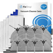 Set de piese de schimb pentru Xiaomi Robot Vacuum E5 (4x Filter, 8x Perie laterală, 4x Mop)