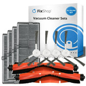 Set de piese de schimb pentru Xiaomi Robot Vacuum H40 - Standard set XL (2x Perie principală, 4x Filter, 4x Perie laterală)