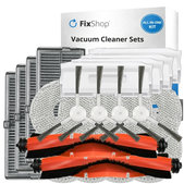 Set de piese de schimb pentru Xiaomi Robot Vacuum H40 - Complete set XL (2x Perie principală, 4x Filter, 4x Perie laterală, 8x Mop, 4x Sac de praf)