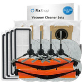Set de piese de schimb pentru Xiaomi Robot Vacuum X20 Max, X20 Pro (2x Perie principală, 4x Filter, 4x Perie laterală, 8x Mop, 4x Sac de praf)