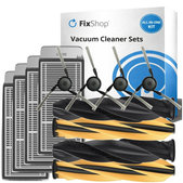 Set de piese de schimb pentru Dreame X50 Ultra, L50 Ultra, L40s Ultra, L40s Pro Ultra, X50 Master, Mova V50 (2 perechi de perii principale, 4x Filter, 4x Perie laterală)
