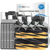 Set de piese de schimb pentru Dreame X50 Ultra, L50 Ultra, L40s Ultra, L40s Pro Ultra, X50 Master, Mova V50 (2 perechi de perii principale, 4x Filter, 4x Perie laterală, 8x Mop, 4x Sac de praf)