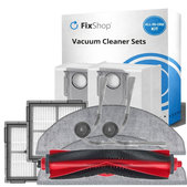 Set de piese de schimb pentru Xiaomi Roborock Q10 VF, Q10 VF+, S8 Pro, S8 Pro Plus (1x Perie principală, 2x Filter, 2x Perie laterală, 2x Mop, 2x Sac de praf)